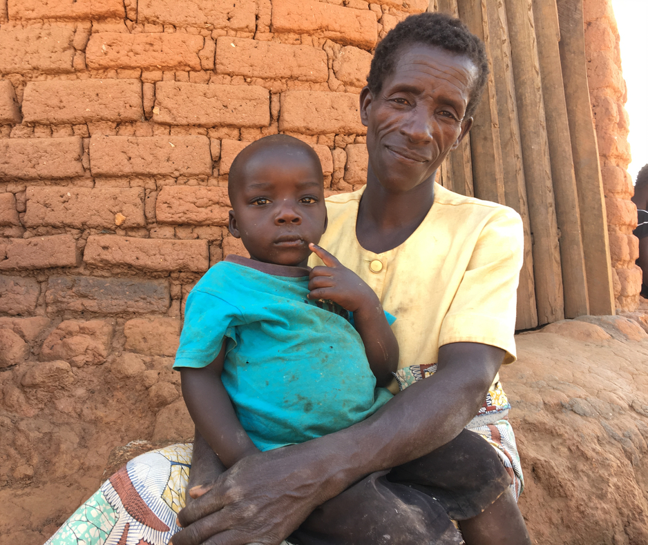 Keredonia Wilfred and her grandson, Samuel Peter Gerald